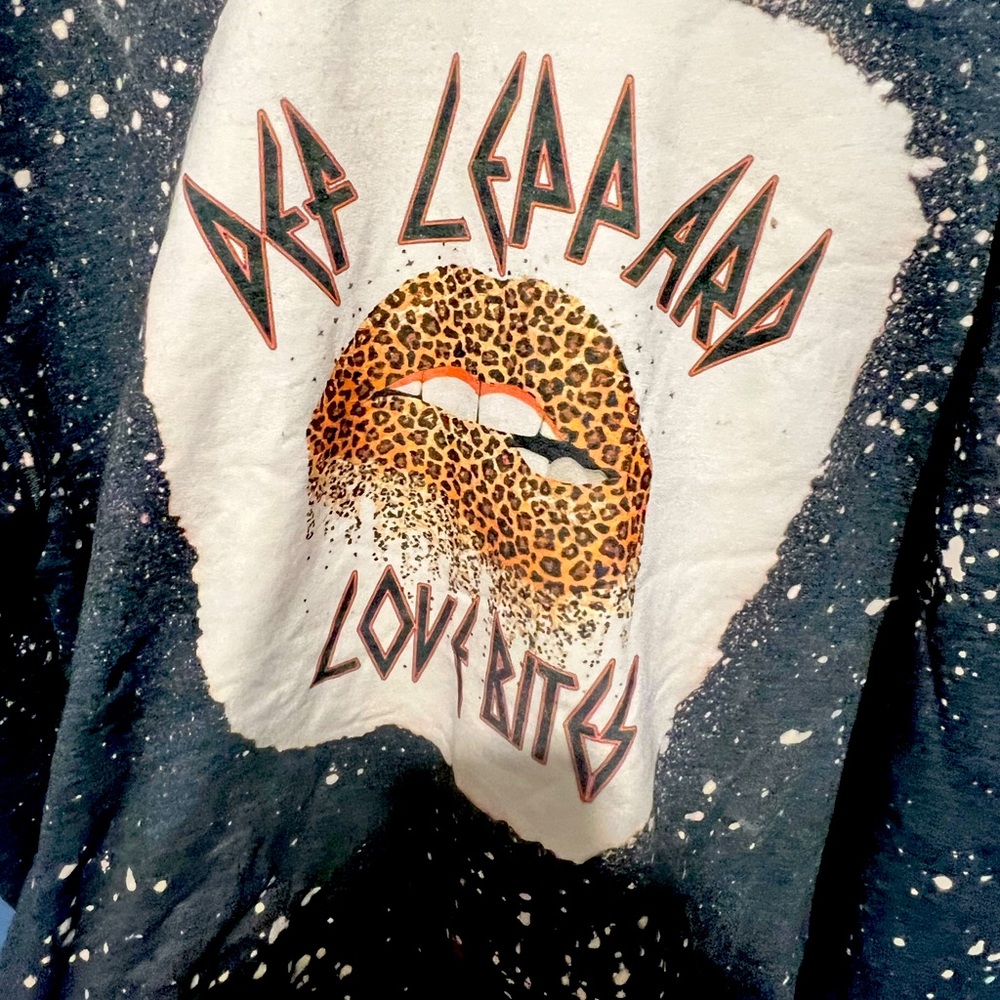 def leopard sweatshirt large womens